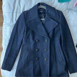 DKNY Double Breasted Peacoat